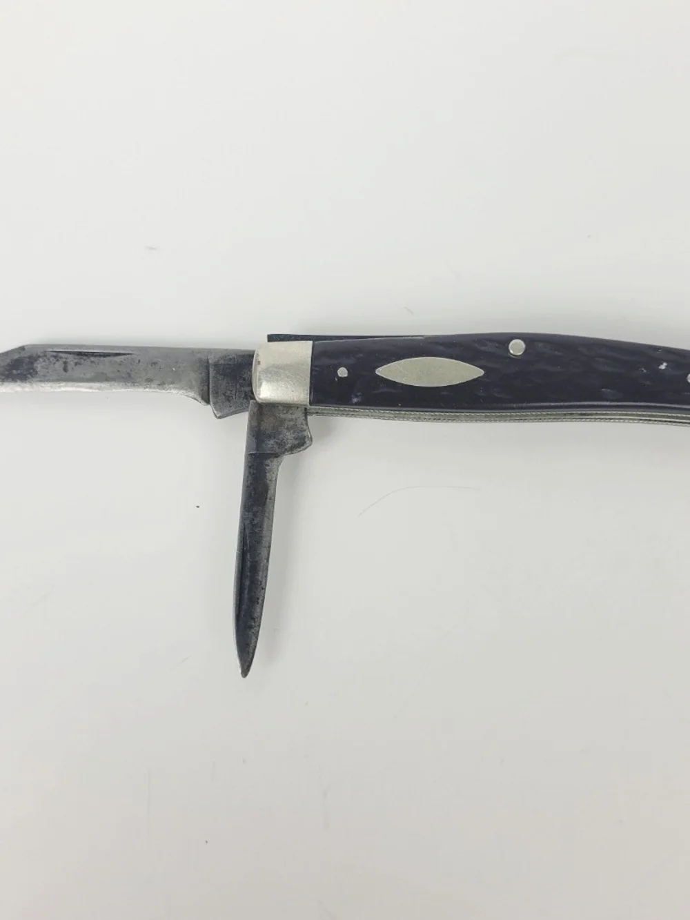 Vtg 1978~Camillus New York #28 2-Blade Serpentine Jack Knife~Delrin Handle
